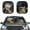 Cute Cat, variant on Jeiento Eagle Car Windshield Sun Shade 2 Piece Car Windshield Cover Sun Shade American Flag Windshield Visor Sun Shade Front Window Sun Shield Auto Accessory Independence Day Decor