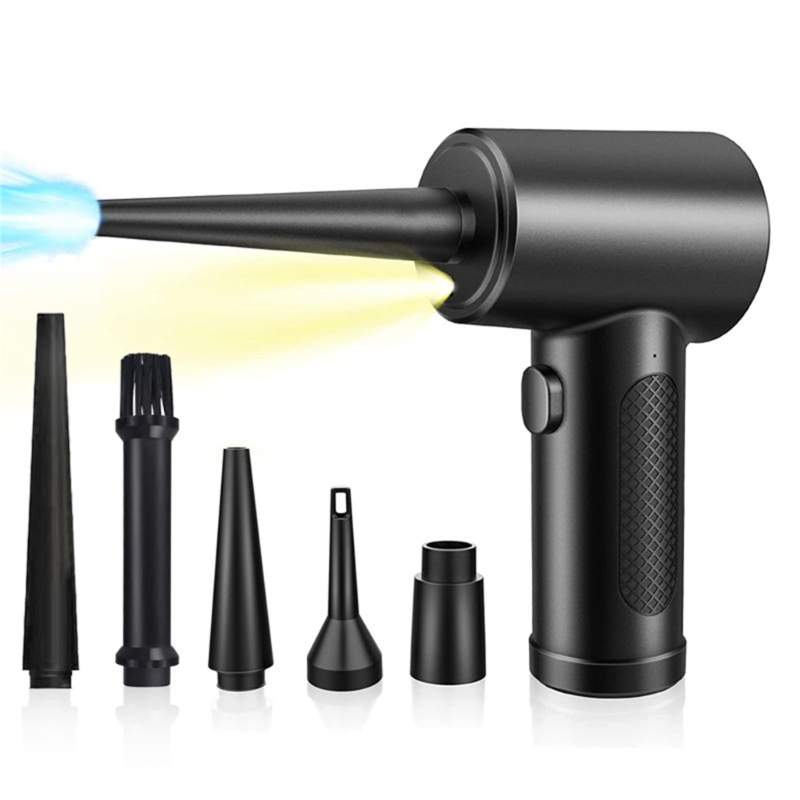 Compressed Air Duster 50000RPM Electric Air Duster 6000mAh Battery Cordless Dust