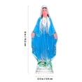 thumbnail image 2 of Raindrops Small Blessed Mother Plastic Statue for Prayer Space Catholic Home Table Ornament, 2 of 8