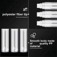 thumbnail image 4 of 10 Pack Paint Pens 15 mm White Empty Acrylic Permanent Marker Clear Acrylic Paint Marker Pens Refill, 4 of 5
