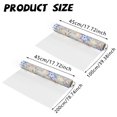 thumbnail image 3 of Stained Glass Floral Window Film,17X39" Static Cling Decorative Window Sticker, Colorful Flower Privacy Window Covering, Non-Adhesive Window Decor Film, Botanical Pattern Sun Catcher Window Vinyl, 3 of 5