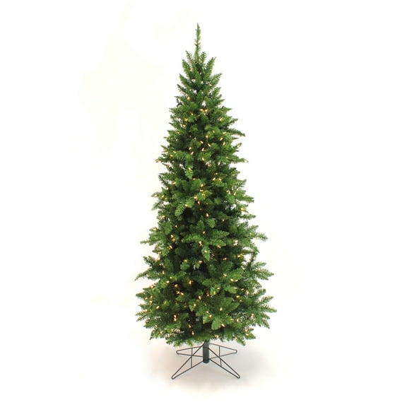 Perfect Holiday 9 Ft Tall Pencil Prelit Slim Christmas Tree, 2051 Tips, 850Warm White LED, for Christmas