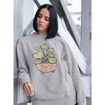 thumbnail image 2 of Cute Hoya Buddy Sweatshirt Women -Smartprints Designs, Female Large, 2 of 4