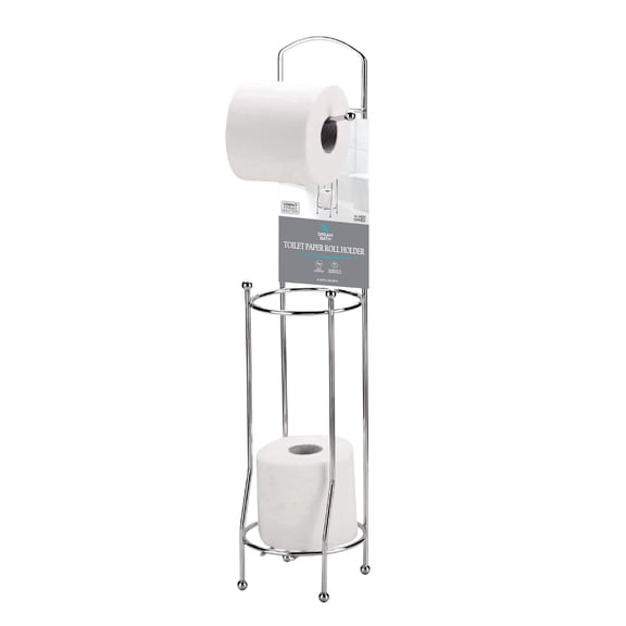 American Dream Home Goods Home Goods Freestanding Toilet Paper Holder with Toilet Paper Storage, Bathroom Organizer Dispenser