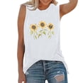 thumbnail image 2 of JJHGVB Sleeveless Tops Tank Tops for Women tops for women trendy summer Casual Blouses womens sleeveless tops Lounge Blouse thick strap tank camisole tops for women Tank Tops White S, 2 of 4