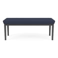 thumbnail image 4 of Lenox Steel Reception Waiting Room 2-Seat Bench / Charcoal Steel / Blue, 4 of 5