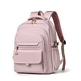 thumbnail image 5 of 1 Pcs Cute Backpack for Women and Men, Extra Large Laptop Backpacks,Waterproof Bag Basic Backpack for Office, Travel Laptop Backpack Lightweight Casual Daypack,2 Colors(Pink), 5 of 9