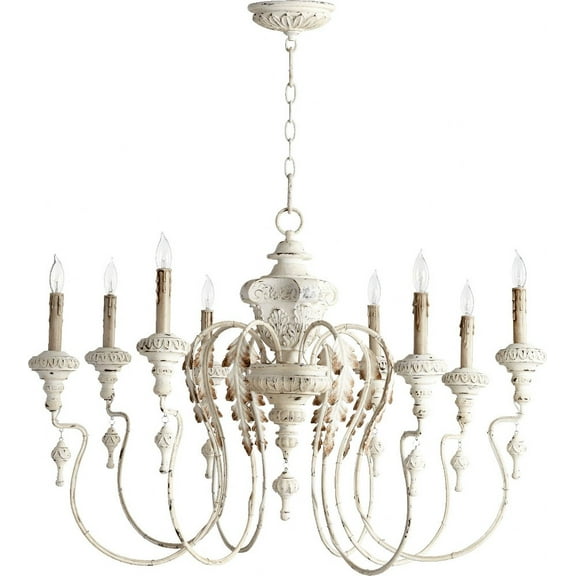 Quorum Lighting - Chandelier - Salento - 8 Light Chandelier in Transitional