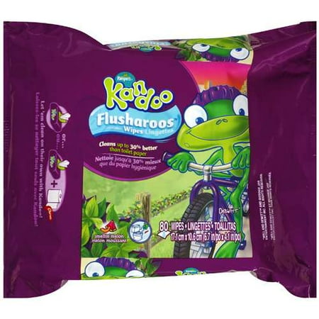 Pampers Kandoo: Smellin' Melon Refills Flusharoos Wipes, 80 ct