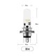 thumbnail image 1 of 1pcs H4 P15D BA20D Faros Delanteros De Motocicleta H4 Led Luz Antiniebla Super Brillante 12V huangjie unisex, 1 of 2