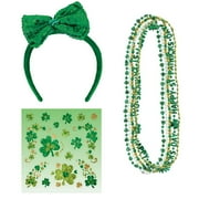 St. Patrick's Day Headband and Beads Bundle