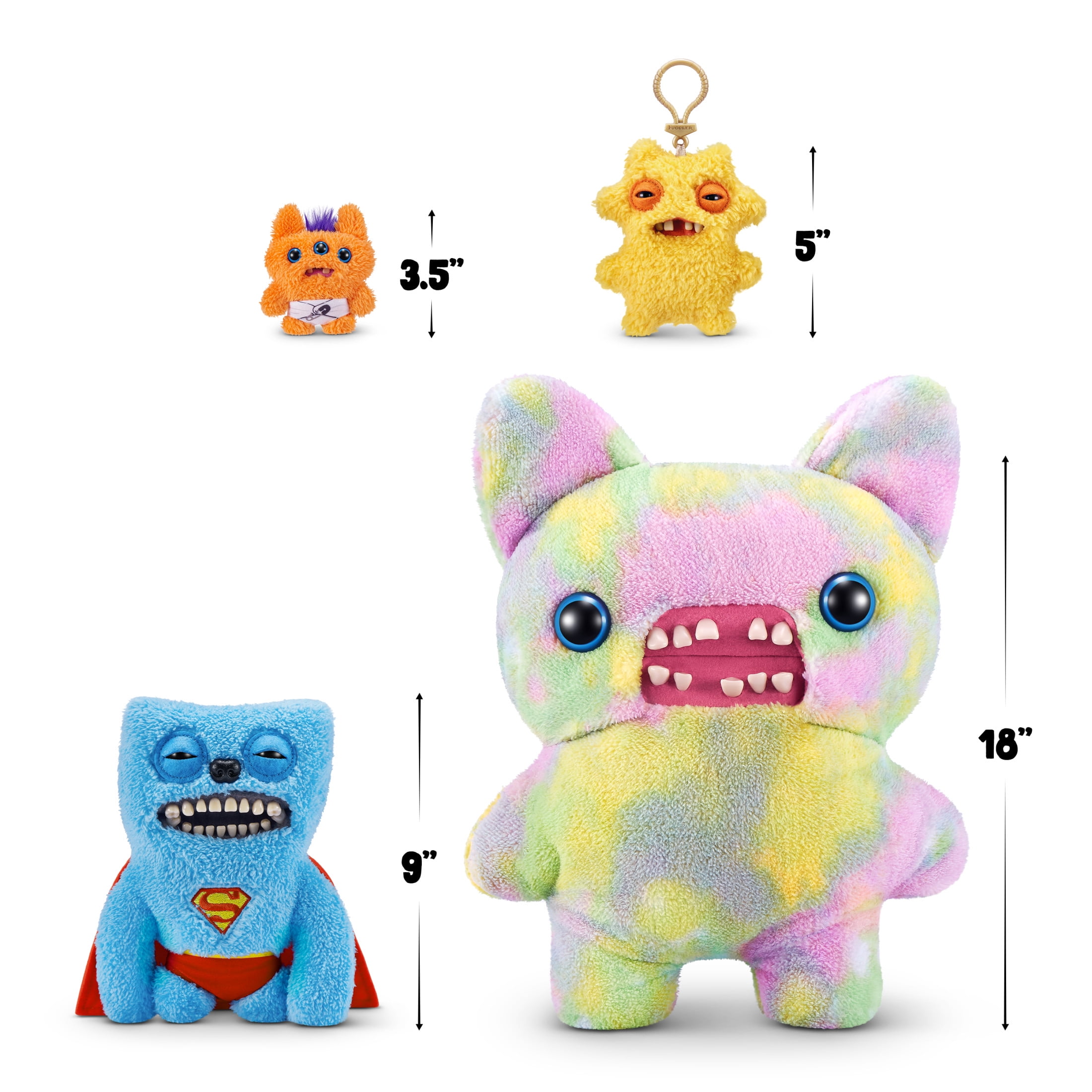 Fuggler, Soft Plush Collectible Toy, Multicolor, 9 inch - Walmart.com