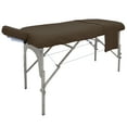 thumbnail image 2 of Spa Massage Table Poly Cotton Sheets 3 Pieces Full Set Resistant to Wrinkling, Chocolate, 2 of 7