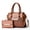 6868-1Earthy yellow, variant on Glossy Red Patent Leather Tote Bag with Matching Wallet, Crocodile Embossed Detail & Removable Crossbody Strap
