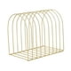 thumbnail image 5 of Organizador de archivos de escritorio, soporte de archivos de metal, estable, resistente, multiusos, para almacenamiento de carpetas Oro, 5 of 9