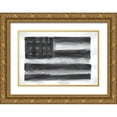 thumbnail image 1 of Shamp, Cindy 24x17 Gold Ornate Wood Framed with Double Matting Museum Art Print Titled - Big Flag I, 1 of 4