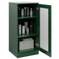 thumbnail image 4 of 100% Solid Wood 16.5" Bathroom Cabinet with Frosted Glass Door, 4 of 5
