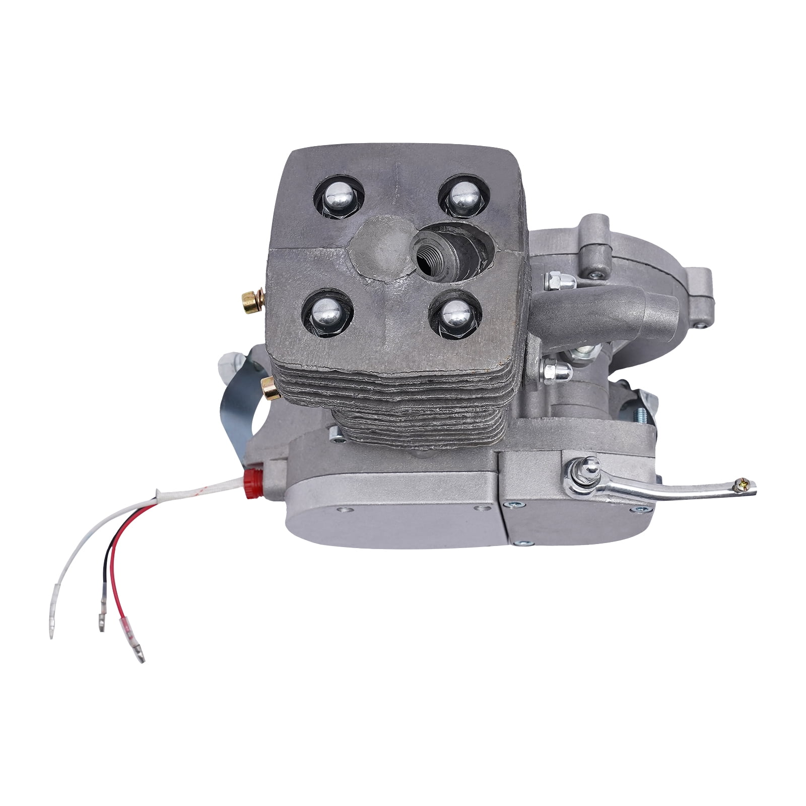 100cc Bicycle Engine Kit, 2-Stroke Gas Motorized Bicycle Kit Fit for 26-28" Bikes, Motor Bike Modified Set