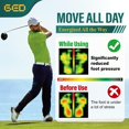 thumbnail image 3 of Plantillas para zapatos de golf GED Sports para hombre Arch Support US 9-13.5, 3 of 8