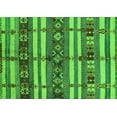 thumbnail image 1 of Ahgly Company Indoor Rectangle Oriental Green Industrial Area Rugs, 4' x 6', 1 of 4