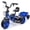 Blue, variant on 12V Kids Ride On Electric Tricycle with Detachable Cargo Trailer, Toddler Electric Bike with LED Headlight, Bluetooth Music, Adjustable Seat, EVA Wheels for Ages 2-5, Red