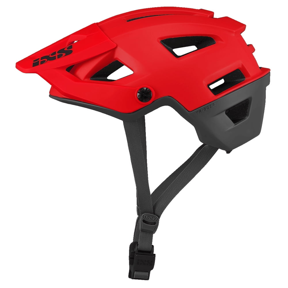 iXS Trigger AM All Mountain/Enduro Bicycle Helmet, Flou Red, SM(54-58cm)