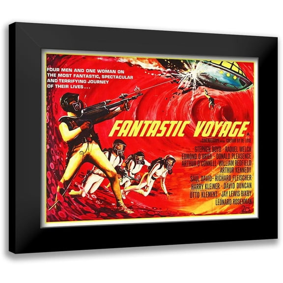 Hollywood Photo Archive 14x12 Black Modern Framed Museum Art Print Titled - Fantastic Voyage, 20th Century Fox, 1966