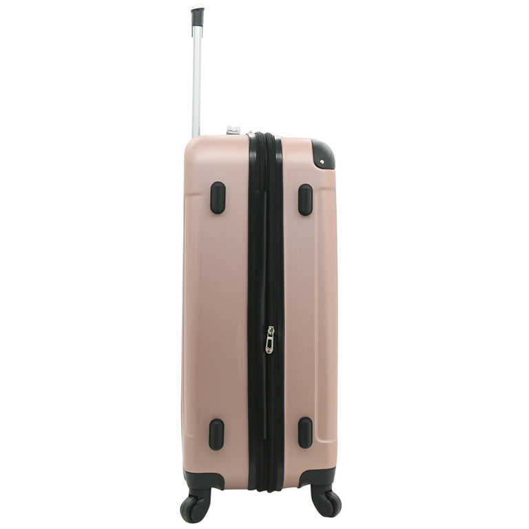 Travelers Club Midtown Hardside - Juego de viaje para equipaje de 4 piezas,  Bronceado, Midtown Hardside - Juego de equipaje de viaje de 4 piezas