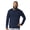 Navy, variant on Unisex Performance Long Sleeve T-Shirt 100% Polyester Breathable Classic Fit Tee (Royal+Navy 2 Pack, XL)