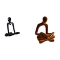 thumbnail image 1 of Escultura humana de pensador abstracto, figura decorativa, adorno de estatua, colección de arte para mesa, armario, dormitorio, estantería, chimenea,, 1 of 8