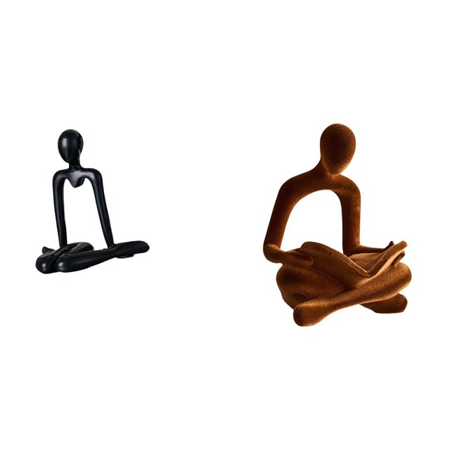 Escultura humana de pensador abstracto, figura decorativa, adorno de estatua, colección de arte para mesa, armario, dormitorio, estantería, chimenea,