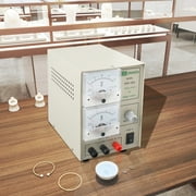 TABODD Gold Plating Kit 3A Machine Jewelry Plater Electroplating Silver Gold Plating Machine Jewelry Plater Electroplating Processing Tools with Voltage is Adjustable