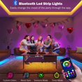 thumbnail image 2 of 30M Led Strip Lights (2 Rolls of 15M) Bluetooth Smart App Control Music Sync Color Changing RGB Led Light Strips with Remote, 2 of 4