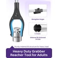 thumbnail image 2 of KEKOY Grabber Reaching Tool for Elderly, 40" Heavy Duty Reacher Grabber Pickup Tool , 4" Wide Extended Weed Gripper Claw with Magnet, 2 of 6