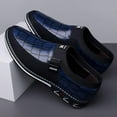thumbnail image 5 of Men's Casual Loafers Leather Simple Comfort Dress For Walking Breathable Slip-on Fashion Handmade Shoes Blue 15 US, 5 of 7