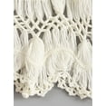 thumbnail image 6 of ZAFUL Women Leisure Drawstring Scalloped Edge Crochet Skirt White S, 6 of 6