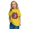 thumbnail image 6 of ZACPNCV Flag Shirt for Toddler Kids Boys Girls USA Flag T-Shirt 4th of July Shirt Patriotic Tee Tops Yellow 5-6 Years, 6 of 9