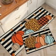 thumbnail image 7 of PALIFEUR Fall Kitchen Rugs Set of 2, Non Slip Washable Fall Decor Pumpkin Maple Leaf Kitchen Mats for Floor, Soft Thick Halloween Rug Thanksgiving Mat for Home Holiday Party Halloween Decoration, 7 of 7