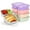 Multi-Color, variant on Bento Boxes - Lunch Box 950ML 2-Compartment Lunch Container, Food Storage Containers for Schoo,5 Pack