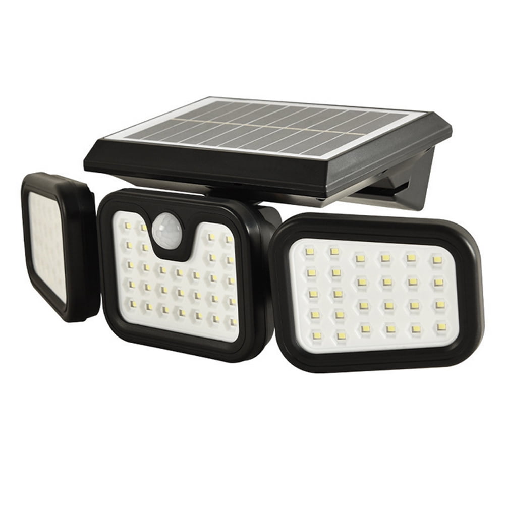 Aolyty Solar Wall Lights, Motion Sensor Flood Light 3 Modes 6000K for Porch Garden