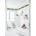 thumbnail image 3 of Concord Wallcoverings Colorful Wallpaper Border Featuring Watercolor Rainbow Rainforest Frogs, Great for Kids Bedroom or Daycare Playroom, 9 Inches by 15 Feet KZ4370B, 3 of 4