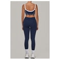 thumbnail image 6 of SKQIT Womens Workout Sets 2 Piece Yoga Outfits Contouring Contrast Stitching Sports Bra High Waist Leggings Gym Sets, 6 of 8
