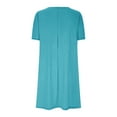 thumbnail image 5 of Summer Summer Formal Dresses for Women 2025 Casual Trendy,Women’S Casual Summer T Shirt Dres,Short Sleeve Round Neck Tunic Dress for Women,Women Casual Plain Simple T-Shirt Loose Dress, 5 of 5