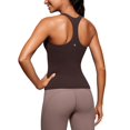 thumbnail image 1 of Musculosa CRZ YOGA Butterluxe Racerback Marrón XS, 1 of 4