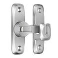 thumbnail image 3 of Cerradura para puerta corrediza de granero, pestillo de puerta de habitación de aleación de zinc, cerraduras para puerta de pantalla para Plata, 3 of 9