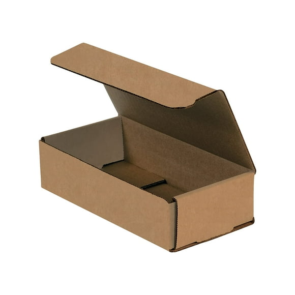 BOX USA Small Shipping Boxes 8"L x 4"W x 2"H, 50-Pack | Cardboard Box Crush-Proof Carton for Mailing, Storing, Package, Gifts, Crafts, Business or Home, White 8x4x2 842