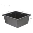 thumbnail image 2 of Fregadero Gutstark Home Tarja Tina Cuarzo Negro, 2 of 9