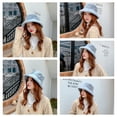 thumbnail image 3 of Sombrero De Cubo De Pelo De Conejo Artificial A La Moda, Sombrero De Pescador Cálido Unisex Para Otoño E Invierno, Sombrero De Lavabo De Felpa De Color Sólido Kearding AP006790-05, 3 of 6
