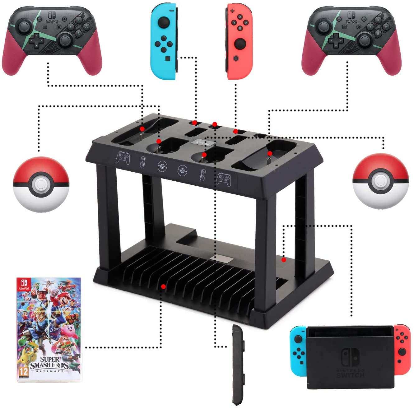 switch storage stand