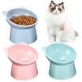 thumbnail image 1 of Alimentador elevado de cerámica Cat Bowl Holibanna, 3 unidades, 1 of 9
